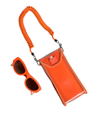 Dolce & Gabbana Dolce & Gabbana Orange Reborn To Live Oval Frame Logo Eyewear Women's Sunglasses