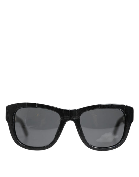 Dolce & Gabbana Black Leather Frame DG4177 Tinted Lens  display picture 3