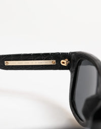 Dolce & Gabbana Dolce & Gabbana Black Leather Frame DG4177 Tinted Lens Women's Sunglasses