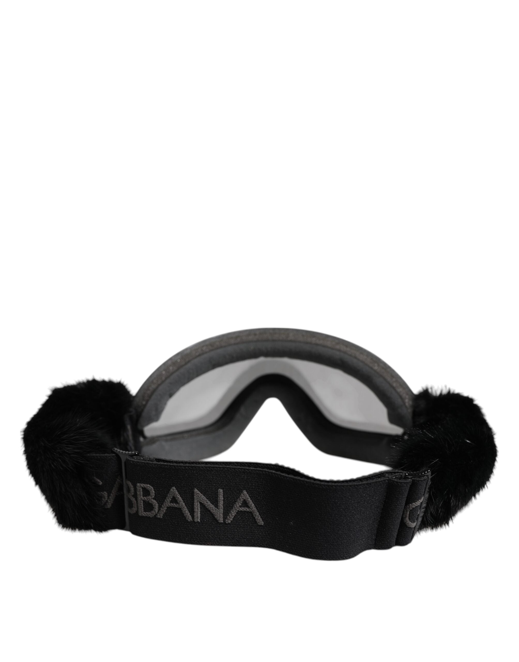 Dolce & Gabbana Dolce & Gabbana Black Bi0759 Lace Mirrored Ski Goggles Mask Women's Sunglasses