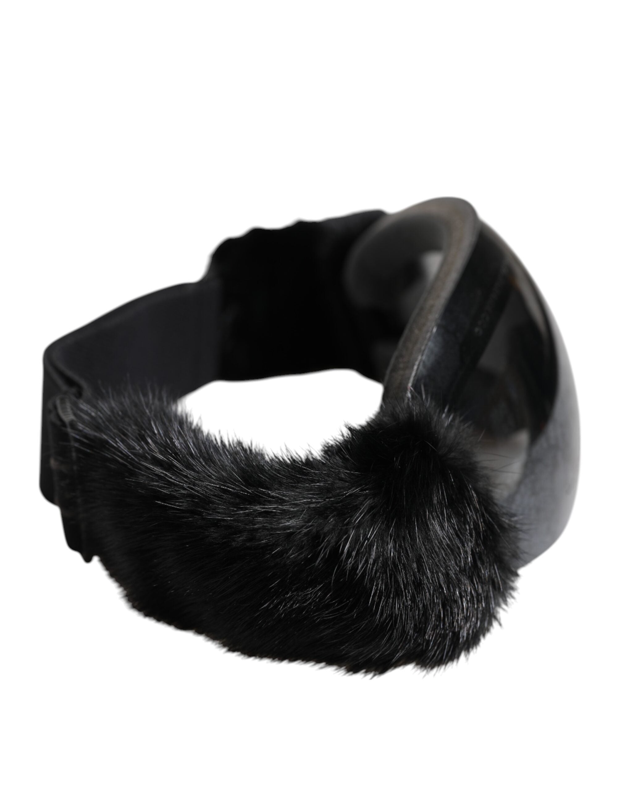 Dolce & Gabbana Dolce & Gabbana Black Bi0759 Lace Mirrored Ski Goggles Mask Women's Sunglasses