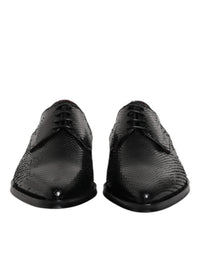 Dolce & Gabbana Dolce & Gabbana Black Leather Lace Up Dress Men Derby Men's Shoes