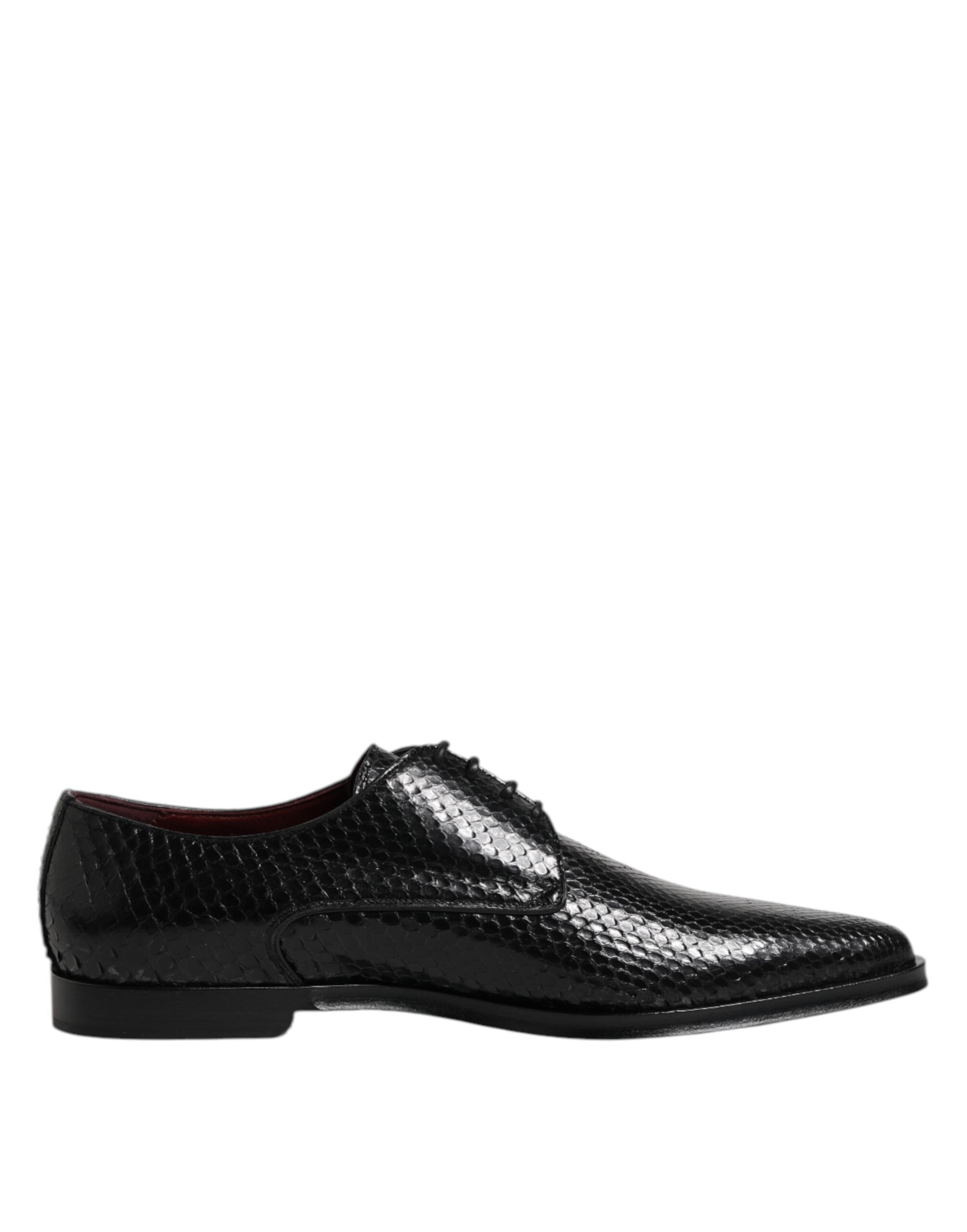 Dolce & Gabbana Dolce & Gabbana Black Leather Lace Up Dress Men Derby Men's Shoes