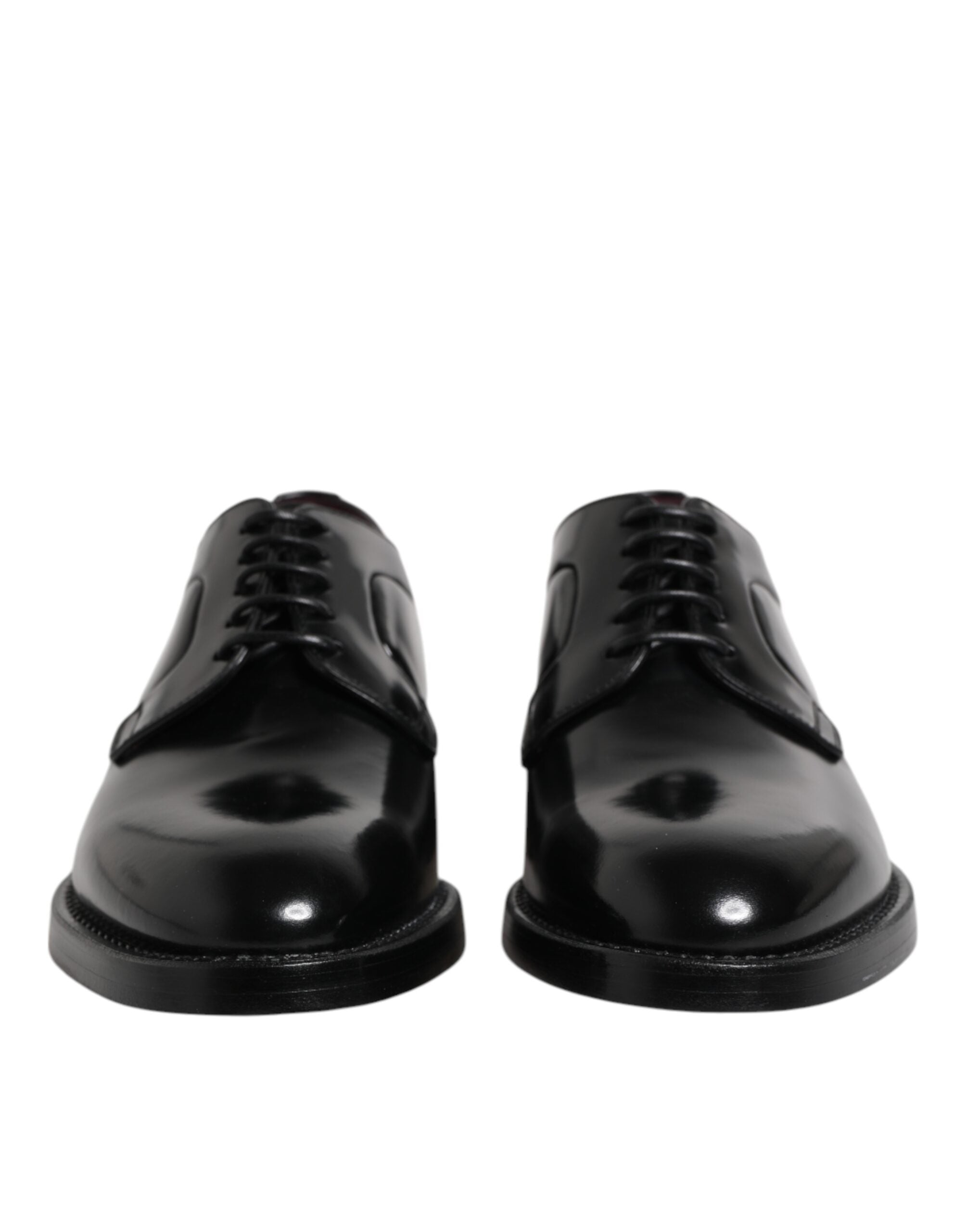 Dolce & Gabbana Dolce & Gabbana Black Calf Leather Lace Up Dress Derby Men's Shoes