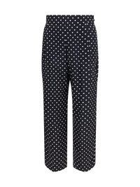 VALENTINO Valentino Women Polka-Dot Crêpe De Chine Pants