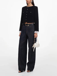 Self-Portrait Women Button Down Jacket