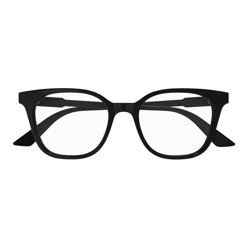 Gucci Gucci Eyeglasses Square Full Rim, Havana Frame and Clear Demo Lenses Lens GG1821O002