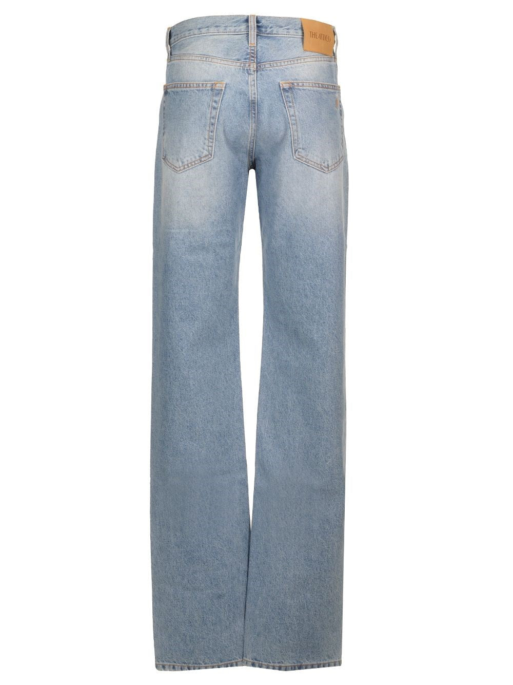 The Attico Women Coated Jeans
