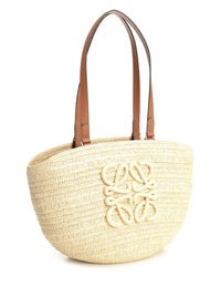 Loewe Paula's Ibiza Women Eclipse Medium Basket Bag In Raffia