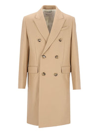 Ami Men Double-Breasted Wool Coat