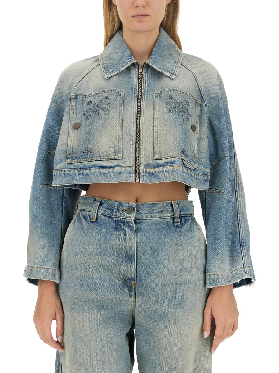 Palm Angels Women Cropped Fit Jacket