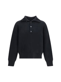 AMI PARIS Ami Paris Men High-Neck Buttoned Sweater