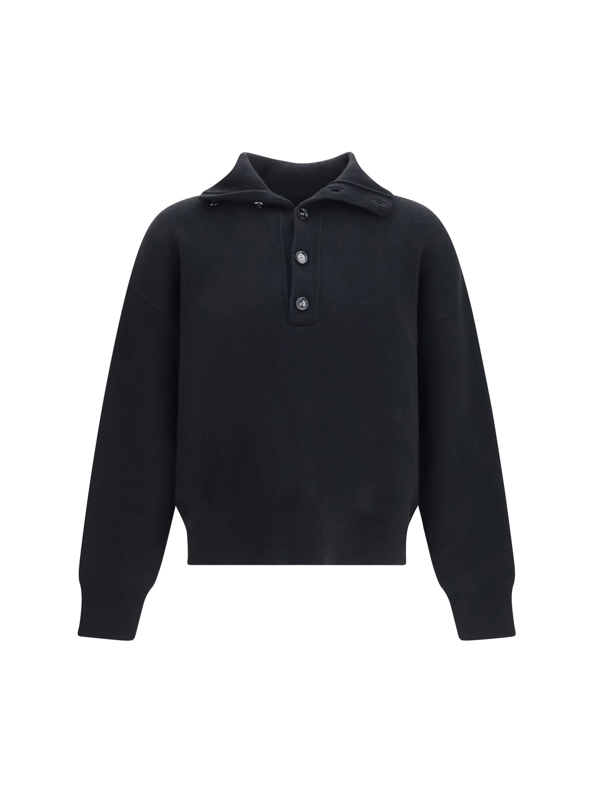 AMI PARIS Ami Paris Men High-Neck Buttoned Sweater