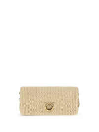 PINKO Pinko Women Love Bag Click Soft Horizontal Classic In Raffia