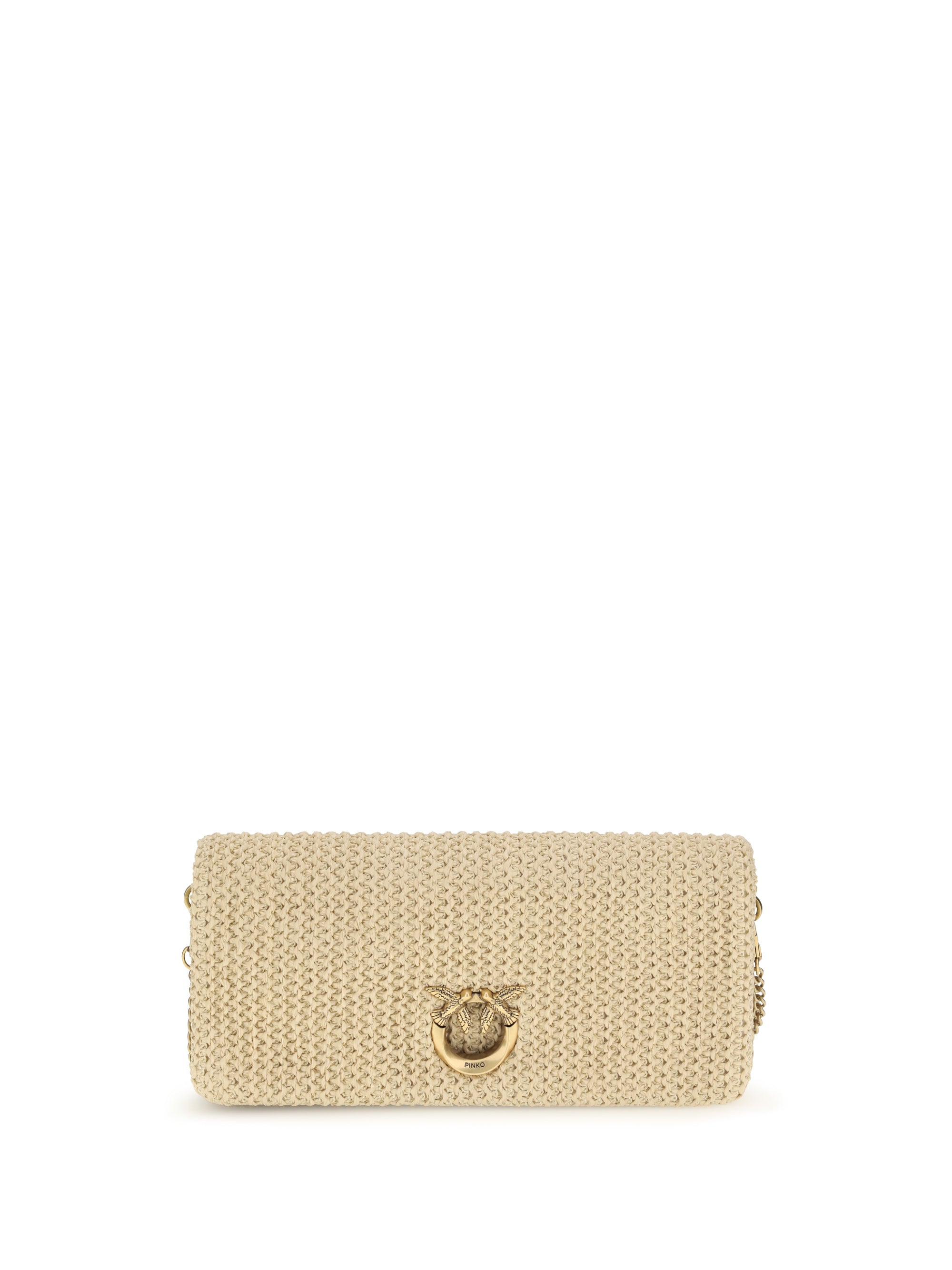 PINKO Pinko Women Love Bag Click Soft Horizontal Classic In Raffia