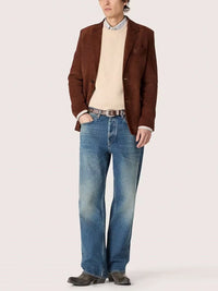 Golden Goose Men `Robyn` Leather Jacket