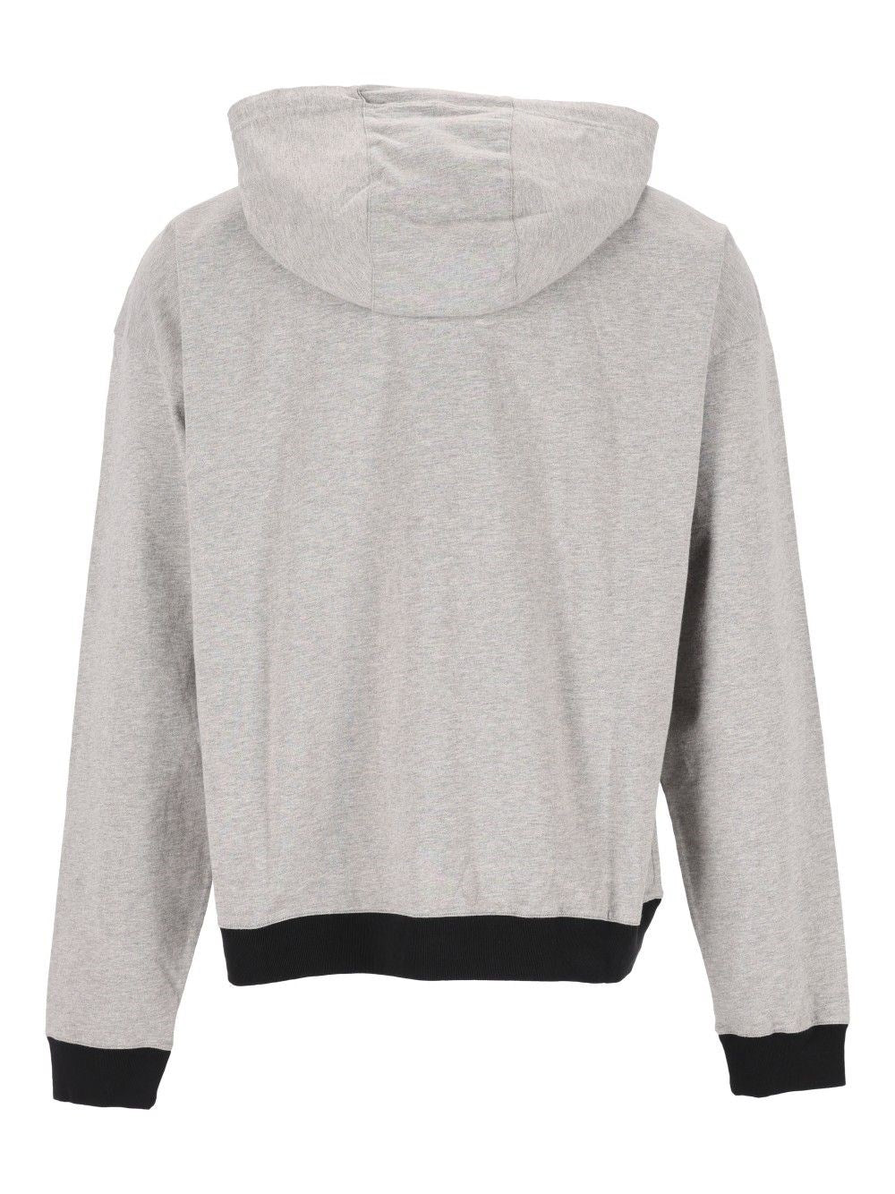 Versace Men Cotton Jersey Sweatshirt With Print