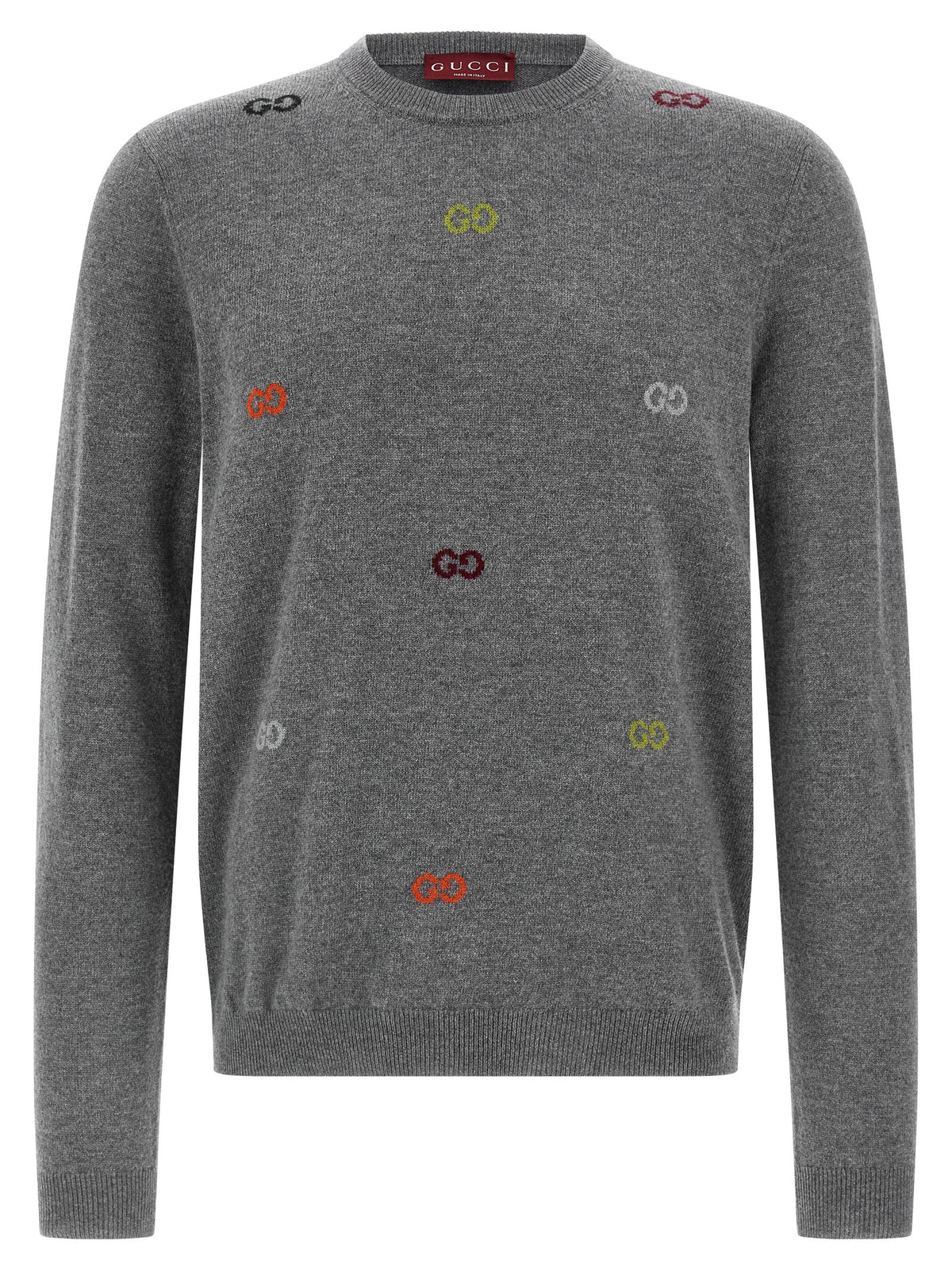 Gucci Men Gg Intarsia Sweater