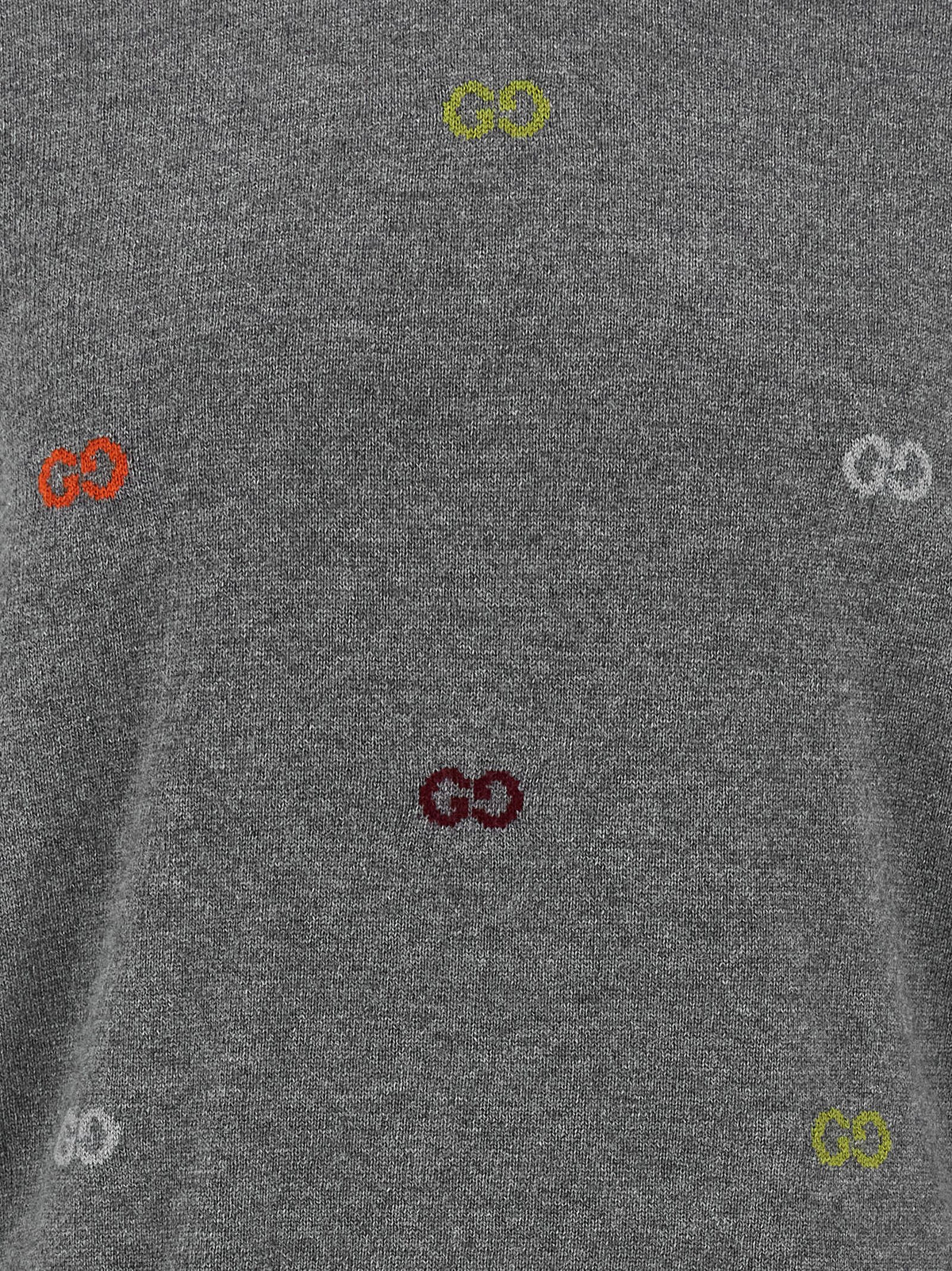 Gucci Men Gg Intarsia Sweater