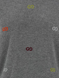 Gucci Men Gg Intarsia Sweater