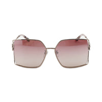 Chopard Chopard Sunglasses Square Full Rim, Rose Gold Frame and Red Gradient with Silver Mirror Lens SCHG68SA32X