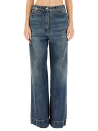 Etro Women Jeans With Embroidered Pegasus