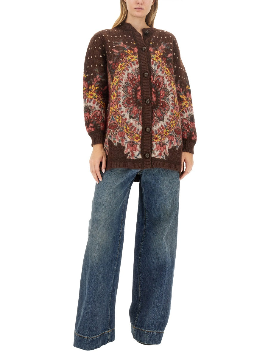 Etro Women Jeans With Embroidered Pegasus
