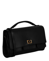 Balenciaga Womens Bel Air Small Leather Clutch Bag