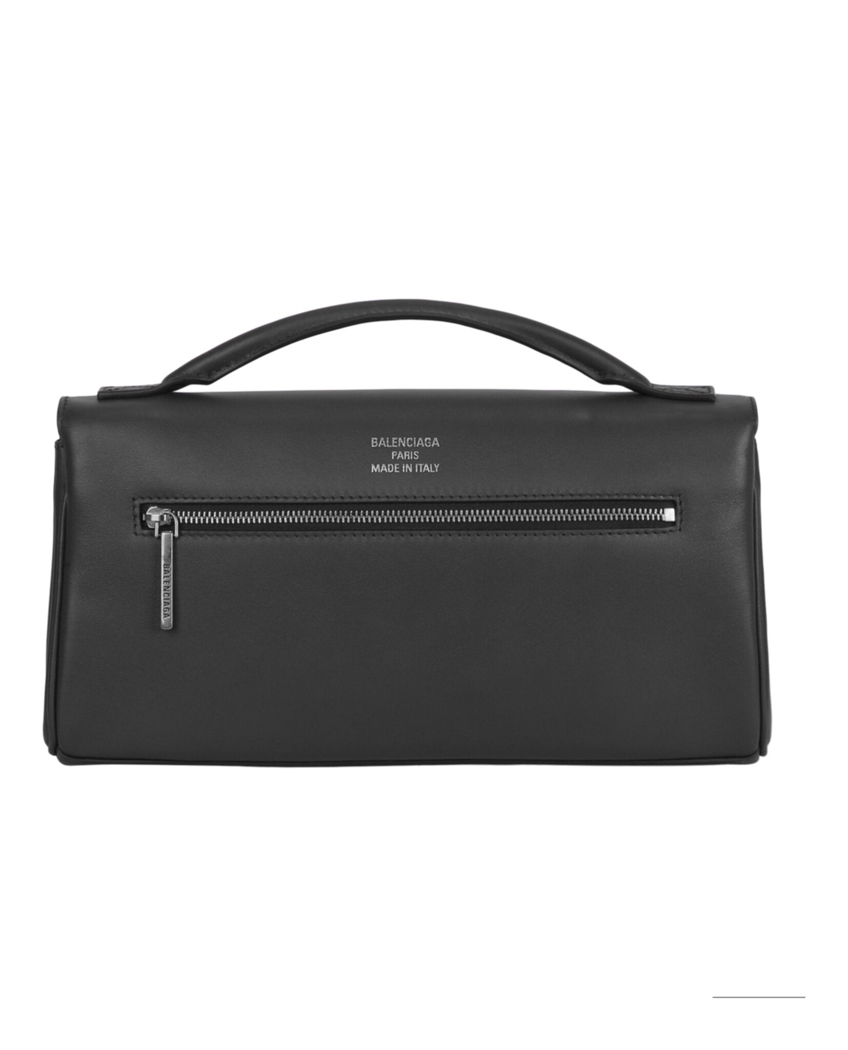 Balenciaga Womens Bel Air Small Leather Clutch Bag