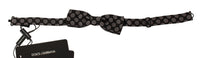 Dolce & Gabbana Dolce & Gabbana Brown Silk Polka Dot Jacquard Men  Bow Tie Men's Papillon
