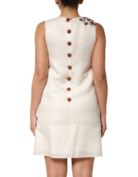 Dolce & Gabbana Multicolor Crystal Embellished A-line Mini Women's Dress