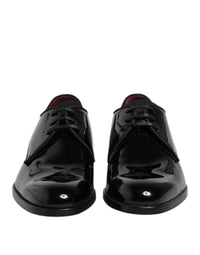 Dolce & Gabbana Dolce & Gabbana Black Leather Lace Up Men Derby Formal Men's Shoes