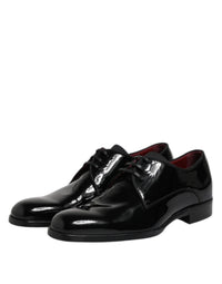 Dolce & Gabbana Dolce & Gabbana Black Leather Lace Up Men Derby Formal Men's Shoes
