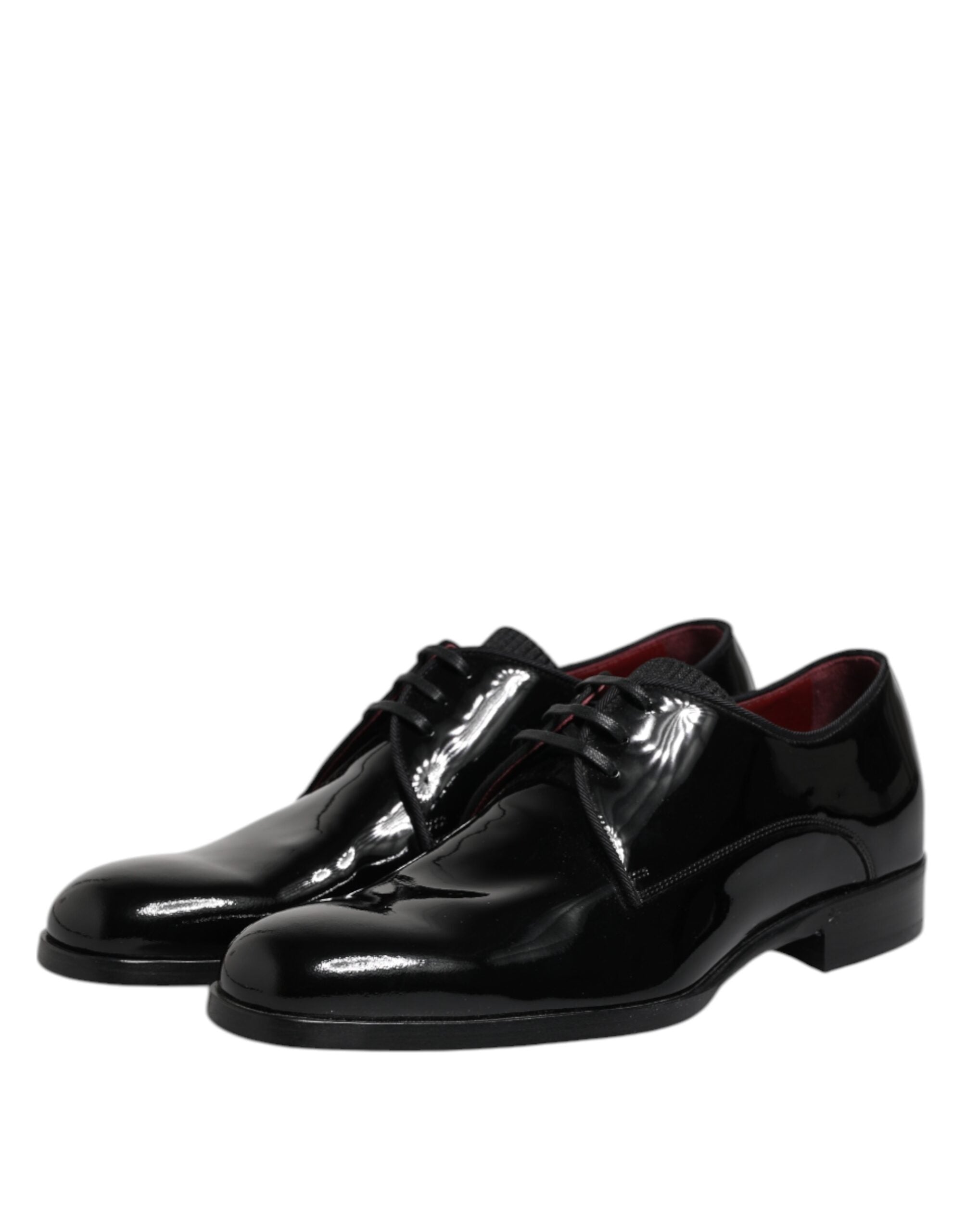 Dolce & Gabbana Dolce & Gabbana Black Leather Lace Up Men Derby Formal Men's Shoes