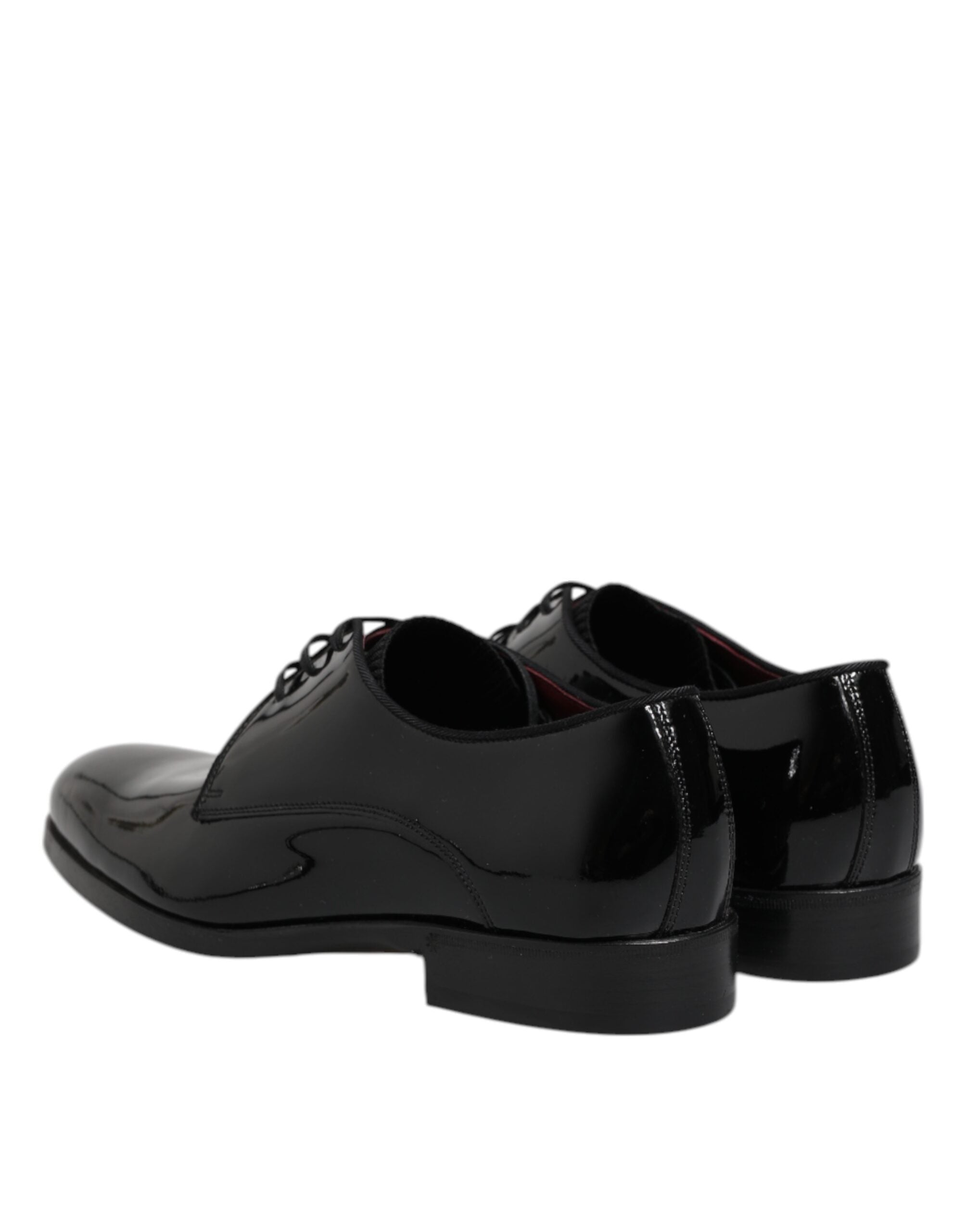 Dolce & Gabbana Dolce & Gabbana Black Leather Lace Up Men Derby Formal Men's Shoes