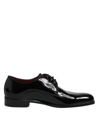 Dolce & Gabbana Dolce & Gabbana Black Leather Lace Up Men Derby Formal Men's Shoes