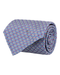 Gucci Mens Double G Silk Jacquard Tie