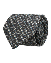 Gucci Mens Horsebit Silk Jacquard Tie