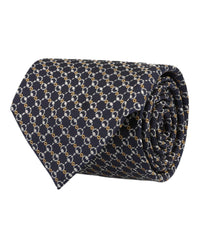Gucci Mens Horsebit Silk Jacquard Tie