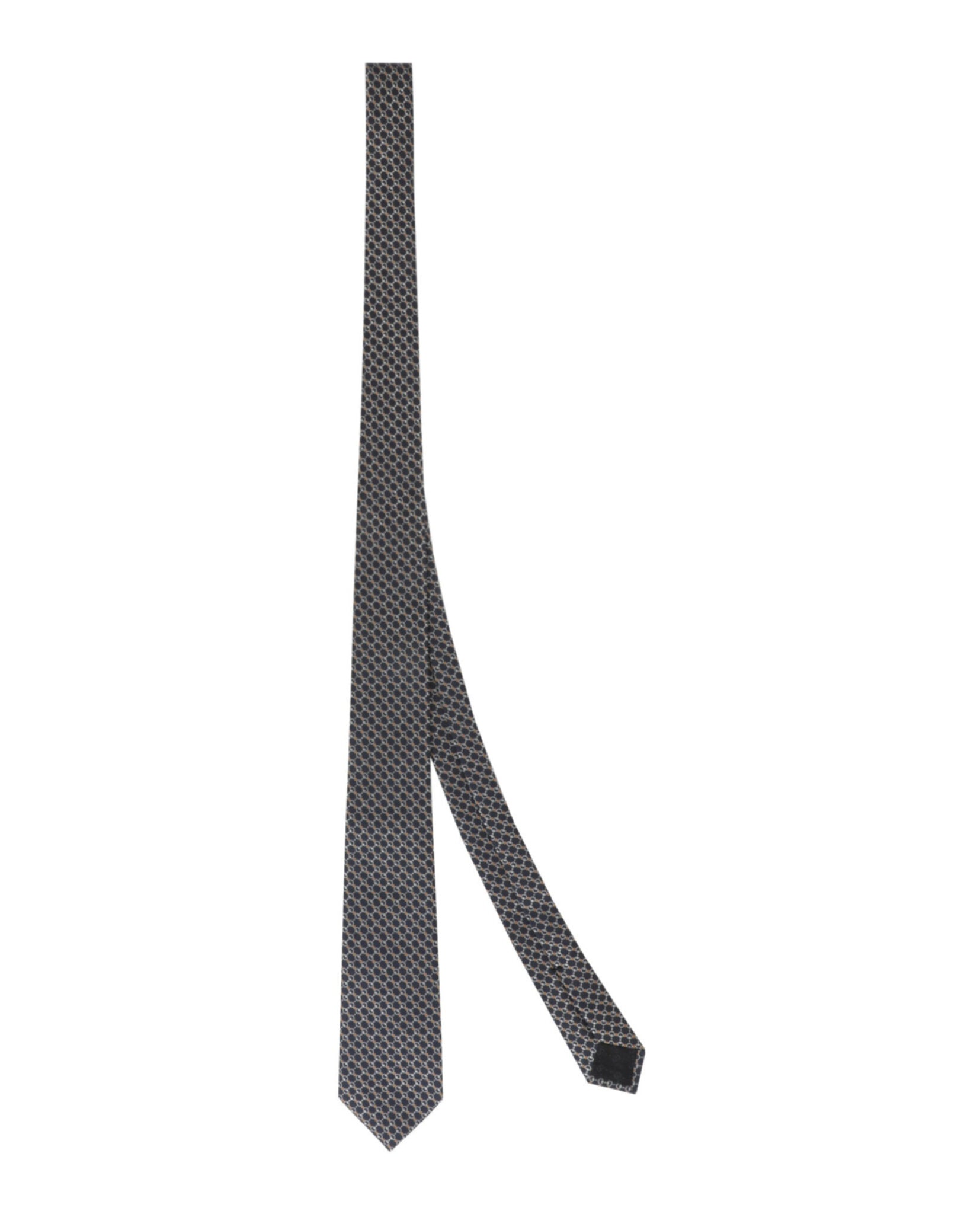 Gucci Mens Horsebit Silk Jacquard Tie