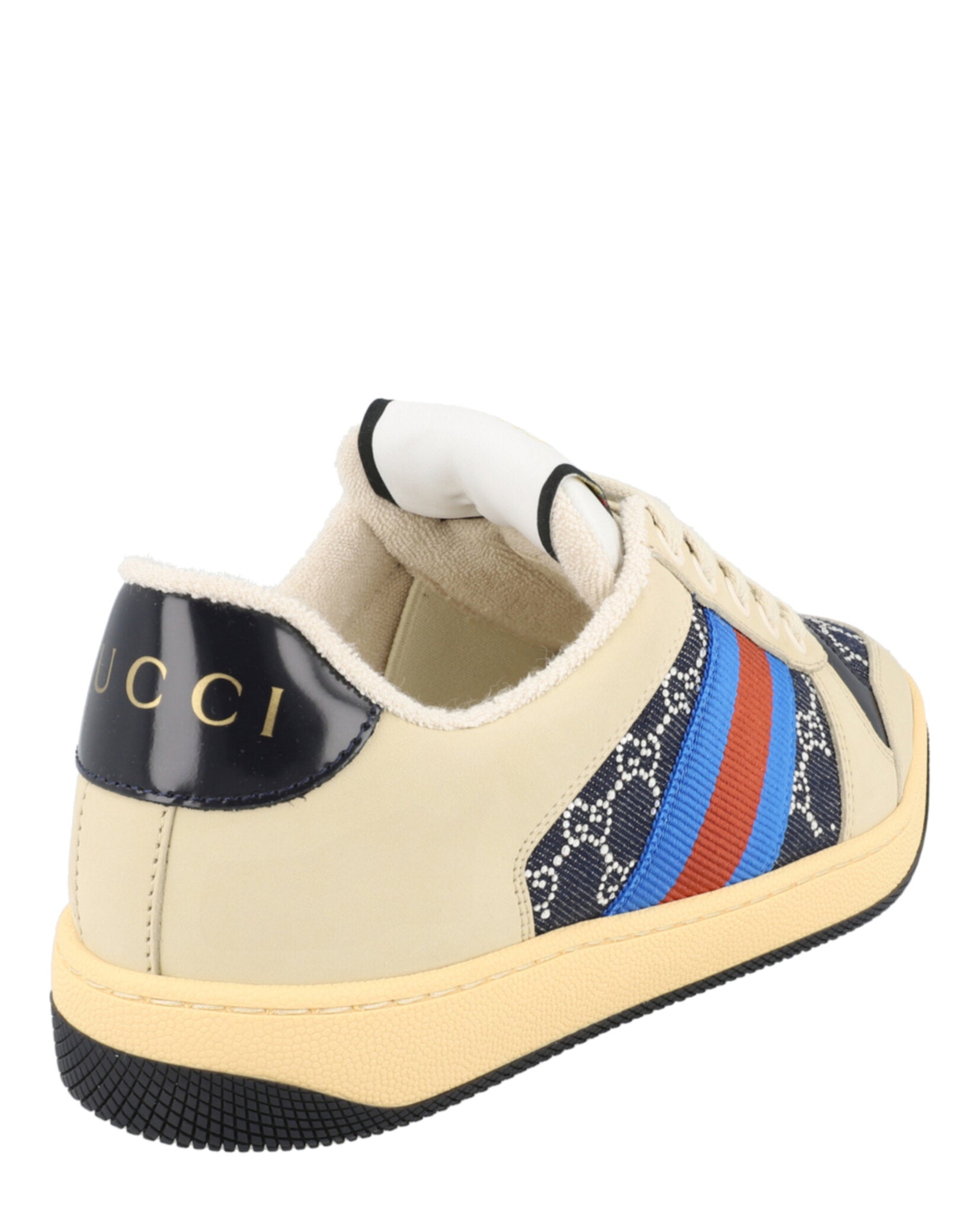 Gucci Gucci Womens GG Crystal Screener Low-Top Sneakers