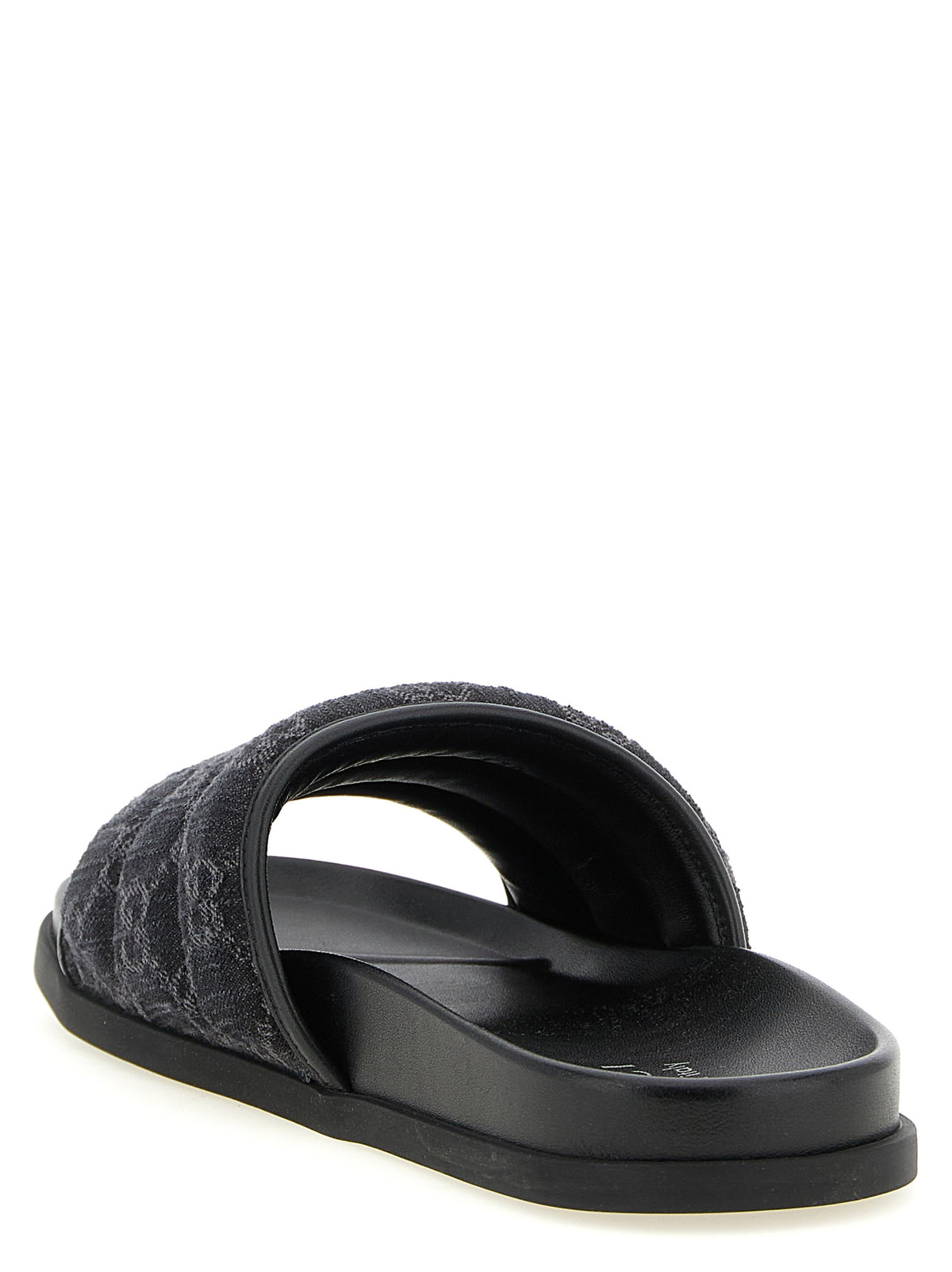 Gucci Men Gg Denim Slides