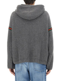 Gucci Men Cashmere And Wool Sweater