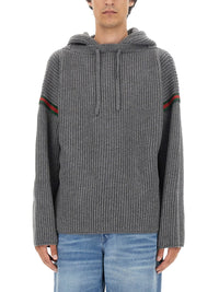 Gucci Men Cashmere And Wool Sweater