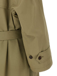 Balenciaga Women 'Draped Neck' Trench Coat