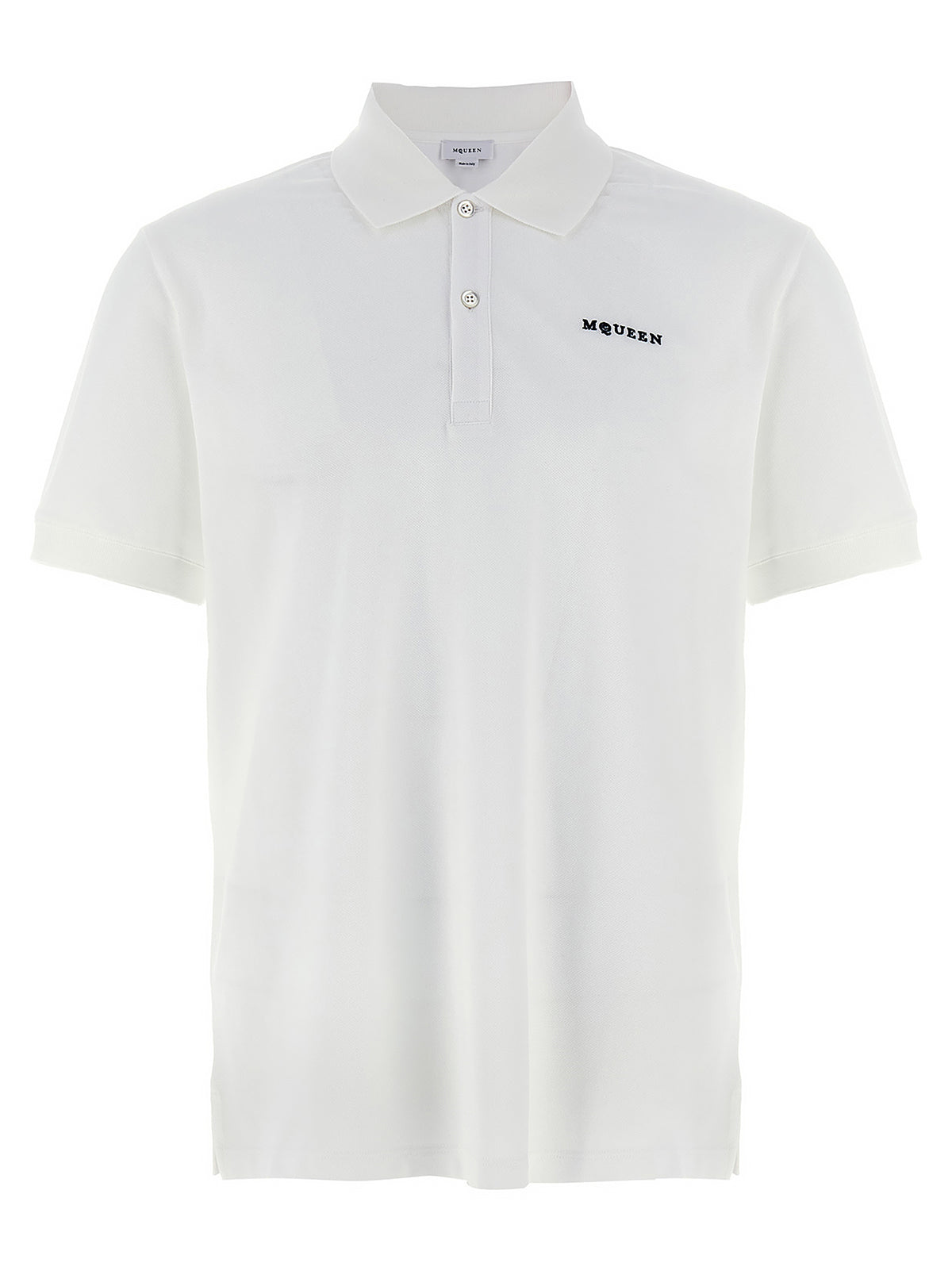 Mcqueen Men Logo Embroidery Polo Shirt