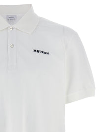 Mcqueen Men Logo Embroidery Polo Shirt