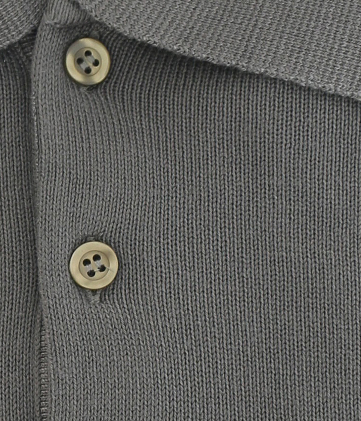 Cotton-Modal Blend Polo Big Mens Taupe Sweater by Real Cashmere