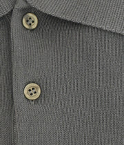 Cotton-Modal Blend Polo Big Mens Taupe Sweater by Real Cashmere