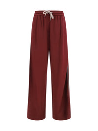 BRUNELLO CUCINELLI Brunello Cucinelli Women Cotton And Silk Track Pants